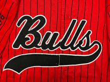 Load image into Gallery viewer, Beisbolera Pinstripe Chicago Bulls Starter Vintage - M/L/XL
