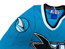 Load image into Gallery viewer, Camiseta Hockey San Jose Sharks Starter Vintage - S/M/L
