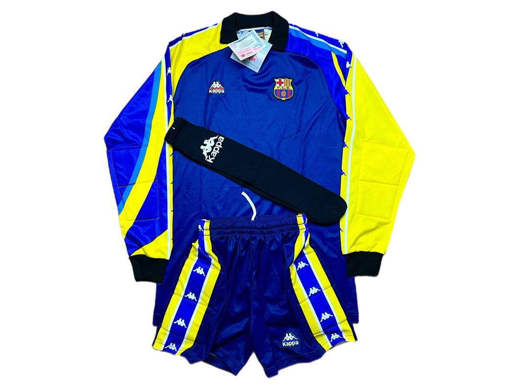 ¡Nueva! Equipación Portero FC Barcelona 1995-96 Kappa Vintage - S/M