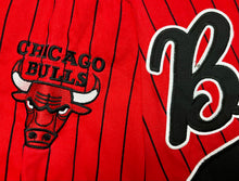 Load image into Gallery viewer, Beisbolera Pinstripe Chicago Bulls Starter Vintage - M/L/XL
