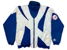 Load image into Gallery viewer, Chaqueta New York Yankees Big Logo Starter Vintage XL/XXL
