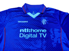 Carregar imagem no visualizador da galeria, Camiseta Rangers FC 2002-03 Diadora Vintage - L/XL/XXL

