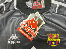 Cargar imagen en el visor de la galería, ¡Nueva! Equipación FC Barcelona 1997-98 Vitor Baia #1 Kappa Vintage - S/M
