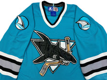 Cargar imagen en el visor de la galería, Camiseta Hockey San Jose Sharks Starter Vintage - S/M/L
