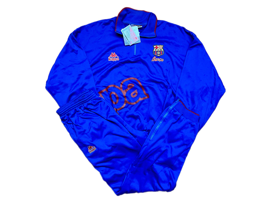 ¡Nuevo con etiquetas! Chándal FC Barcelona 1995-96 Kappa Vintage - L/XL