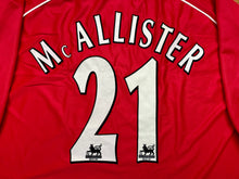Carregar imagem no visualizador da galeria, Camiseta Liverpool 2000-02 Reebok Vintage McAllister #21 - L/XL/XXL
