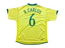 Carica l&#39;immagine nel visualizzatore di Gallery, Camiseta Brasil 2006 Roberto Carlos #6 Nike - L/XL
