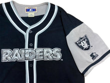 Cargar imagen en el visor de la galería, Beisbolera Oakland/ Los Angeles Raiders Starter Vintage - L/XL/XXL

