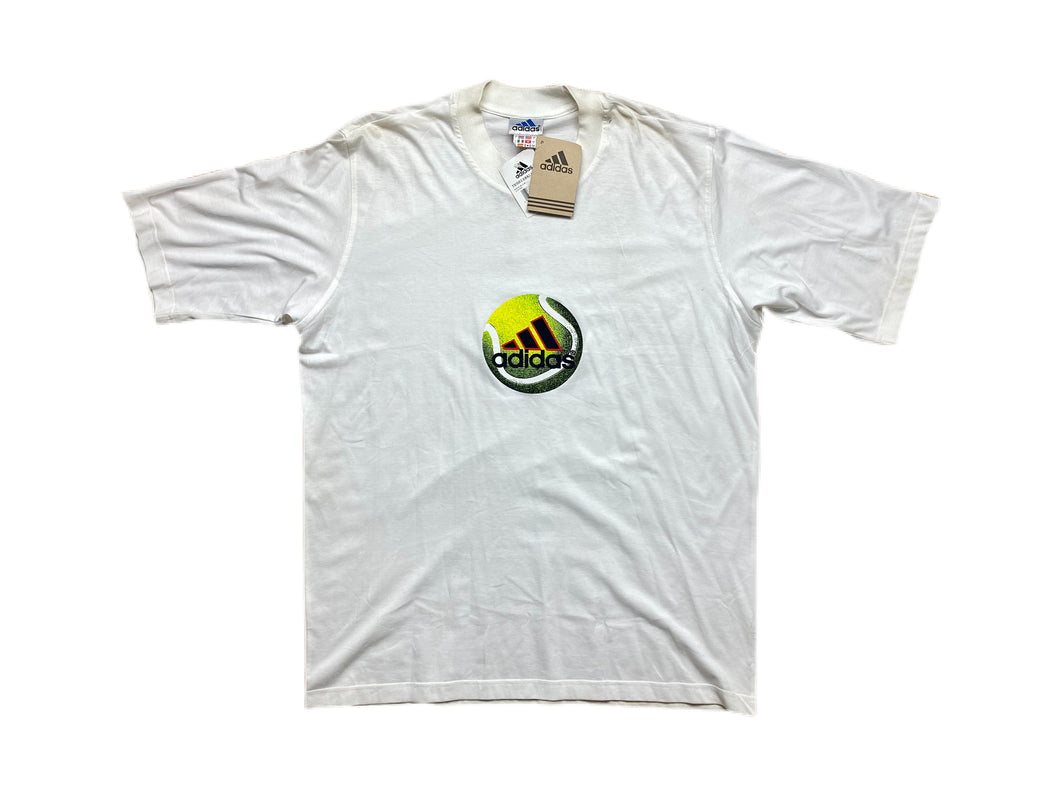 ¡Nueva con etiquetas! Camiseta Adidas Tennis Vintage - L/XL