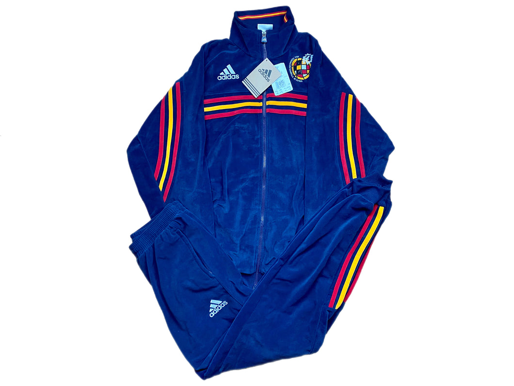 ¡Nuevo con etiquetas! Chándal Selección Española 1998 Adidas Vintage- S/M