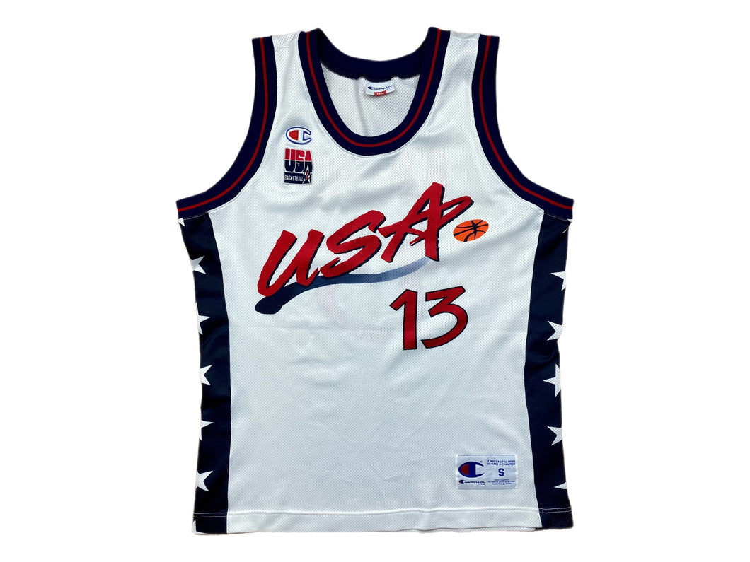 Camiseta USA Basketball 1996 Shaquille O´neal #13 Champion Vintage - S/M