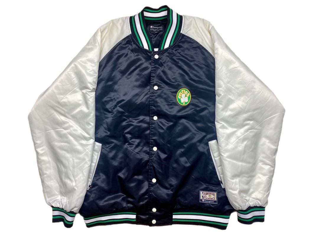 Chaqueta Bomber Satinada Boston Celtics Champion Vintage - XL/XXL